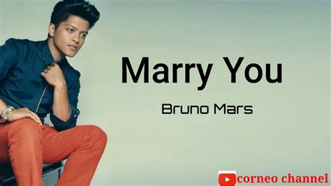 bruno mars marry you letra.